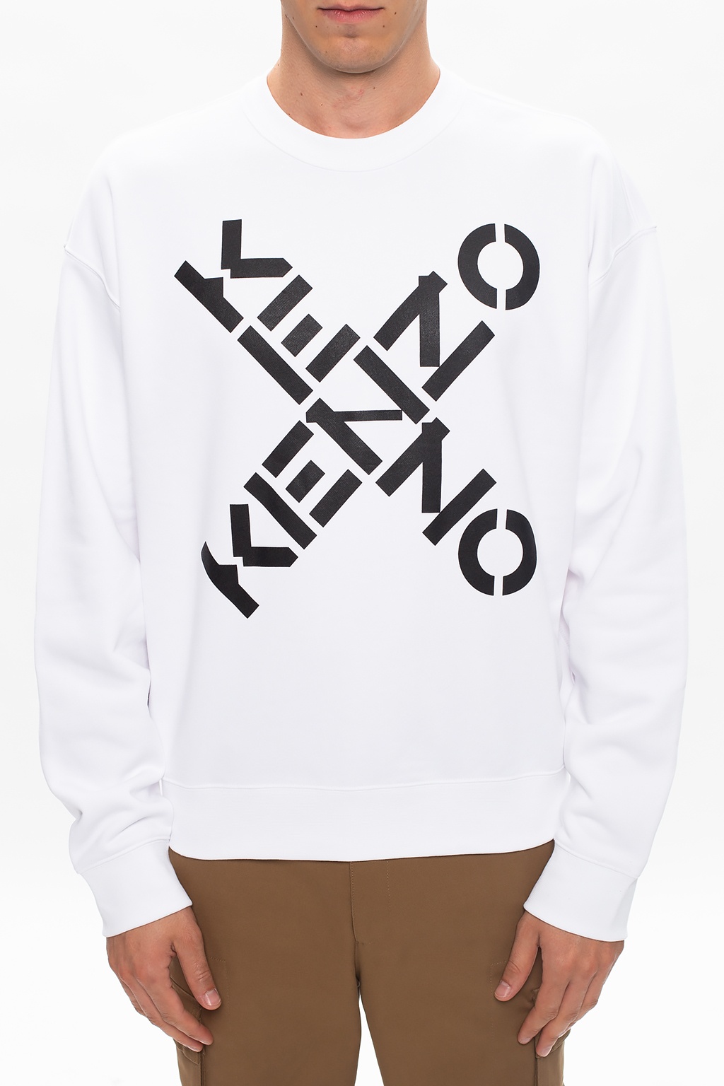 Greca t shirt med logotyp Men s Clothing IetpShops Kenzo